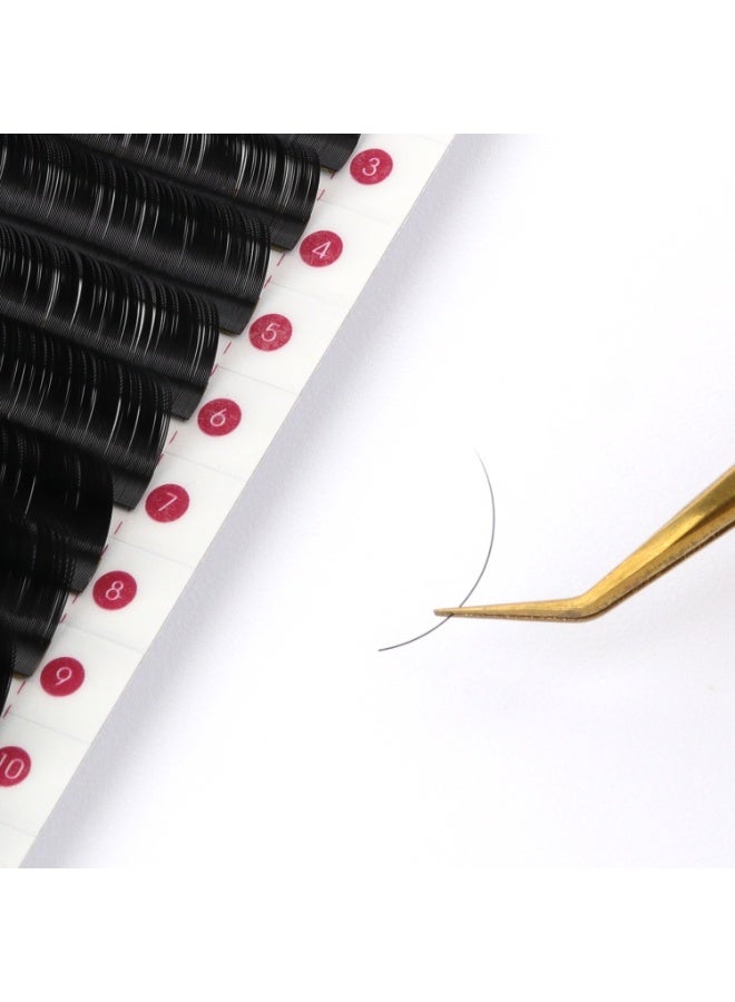 CHARM LASH Premium Matte  0.07, LD Mix length (7-15) - 16 Lines - Image 4